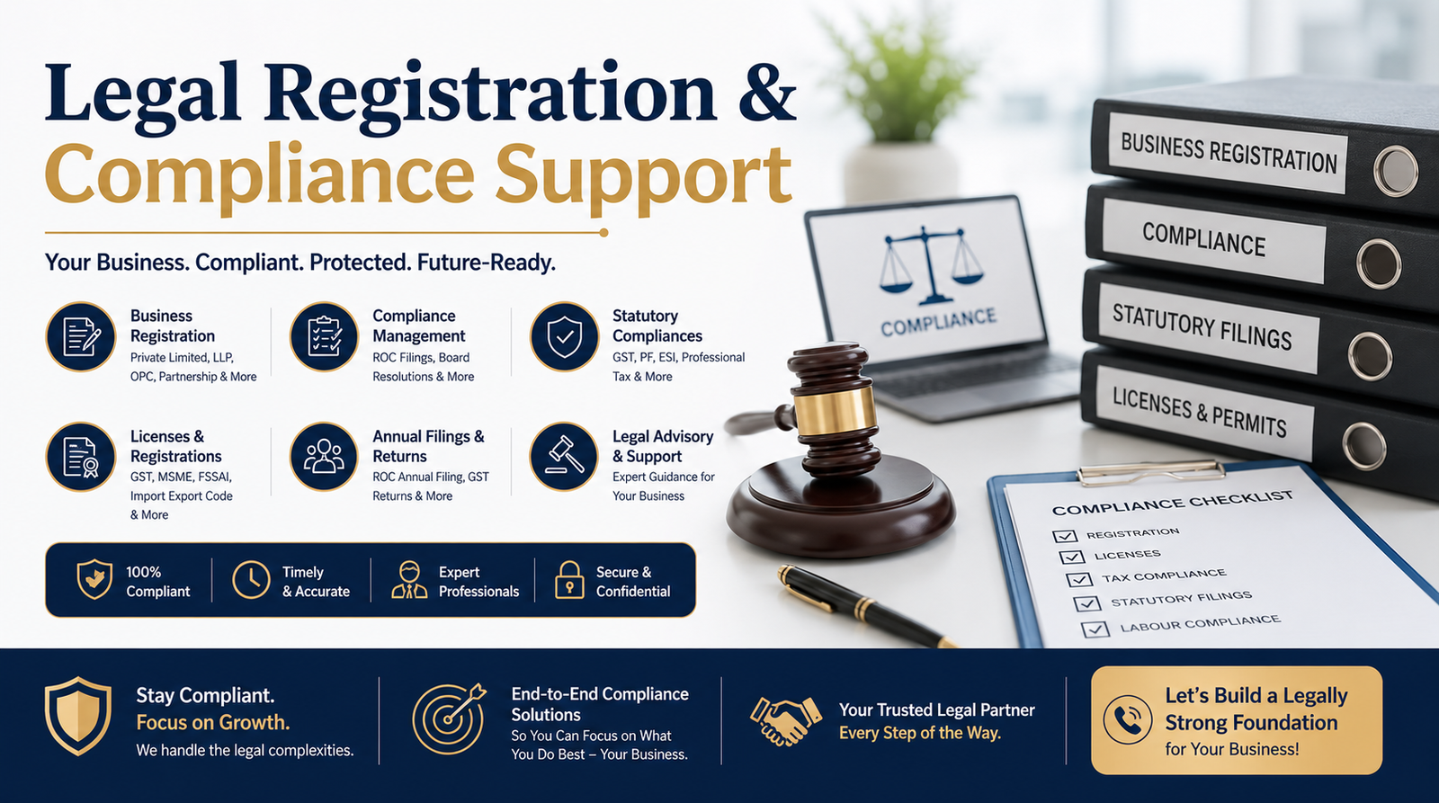 Why Every Startup in India Needs Proper Legal Registration & Compliance Support