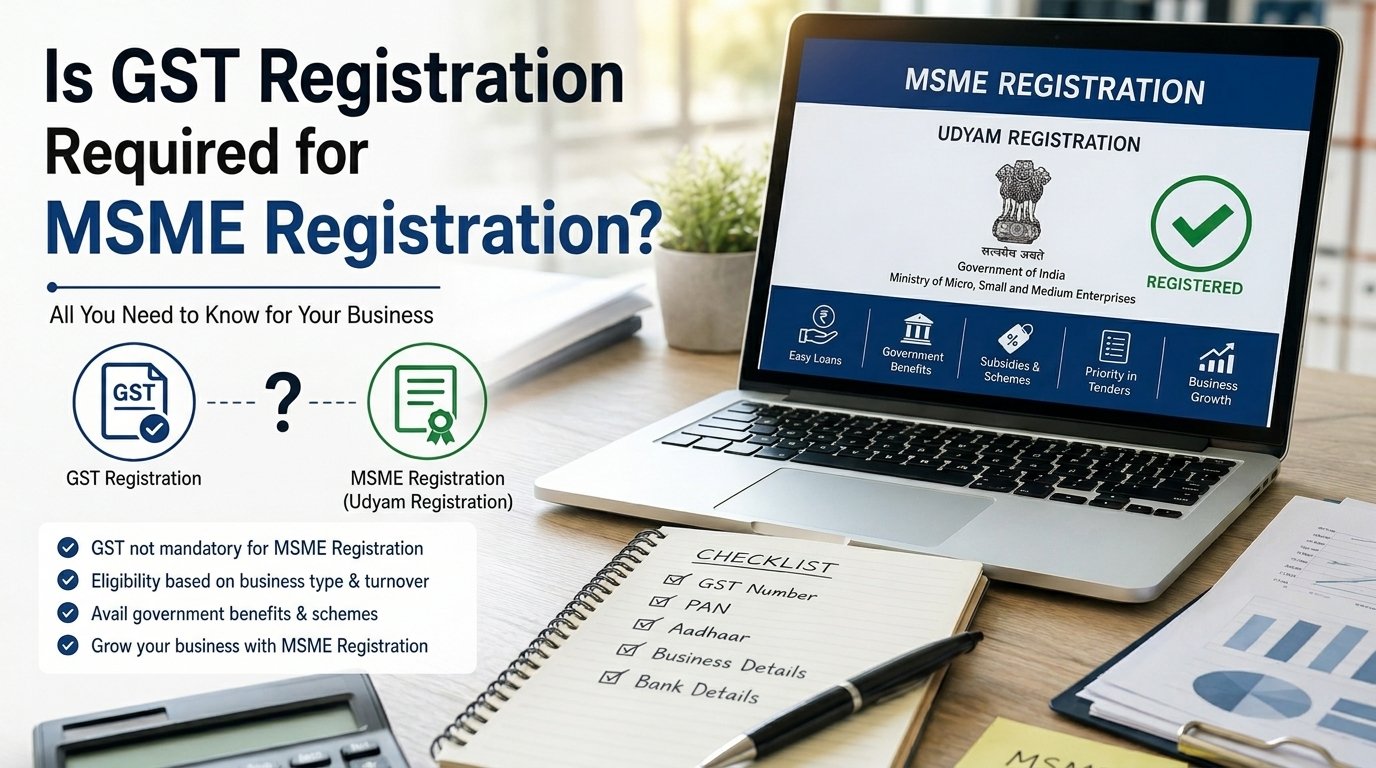Is GST registration required for MSME Registration?